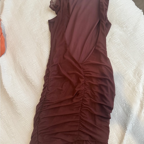 Oh Polly Brown Dress - Picture 2 of 4